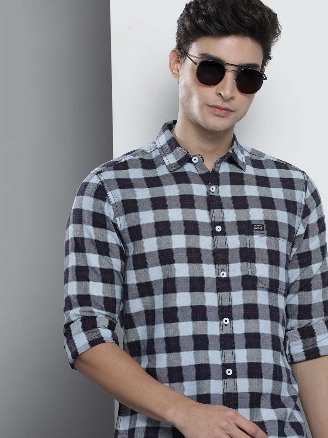 Shop Men Checks Shirt Online.