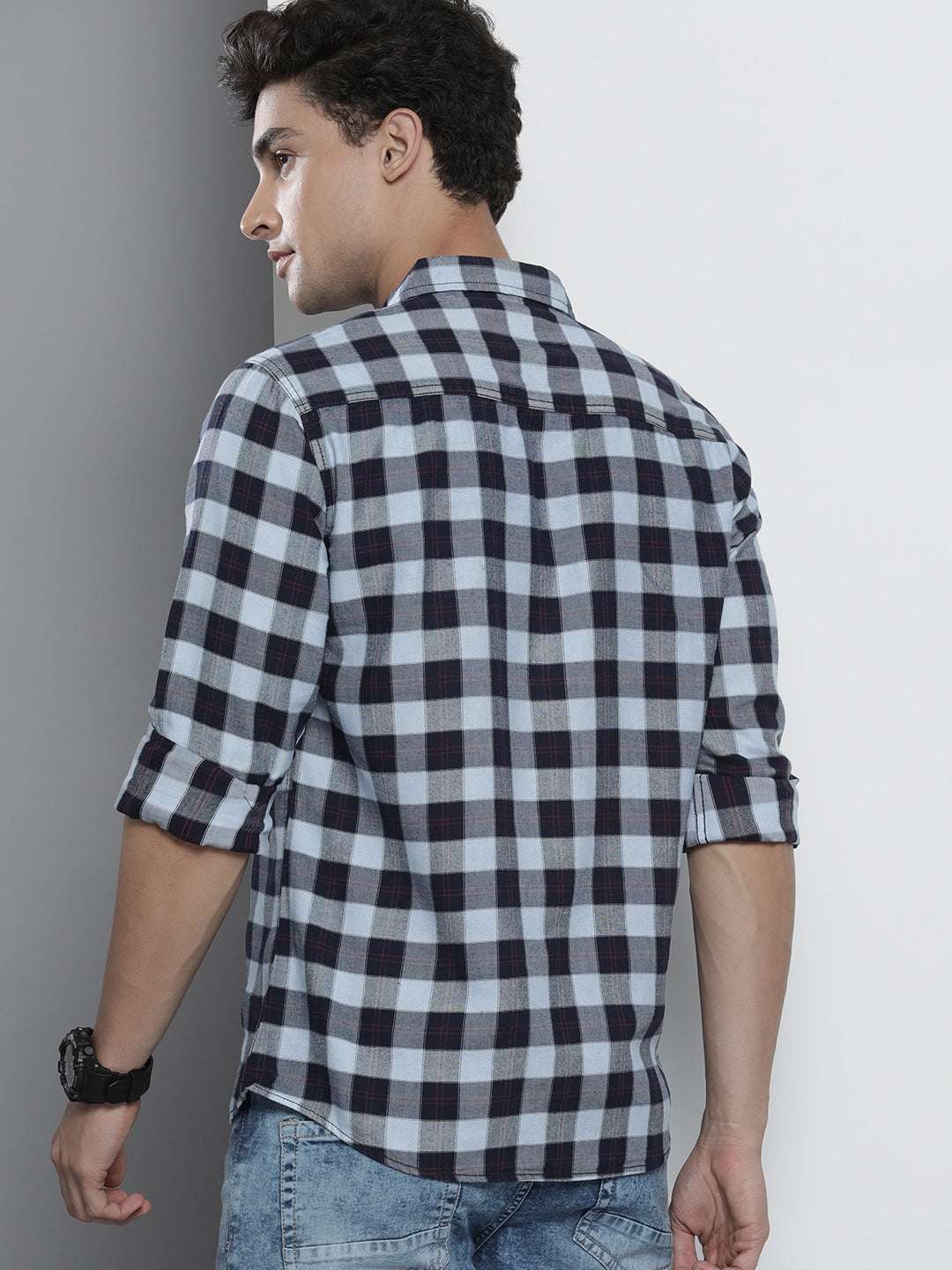 Shop Men Checks Shirt Online.