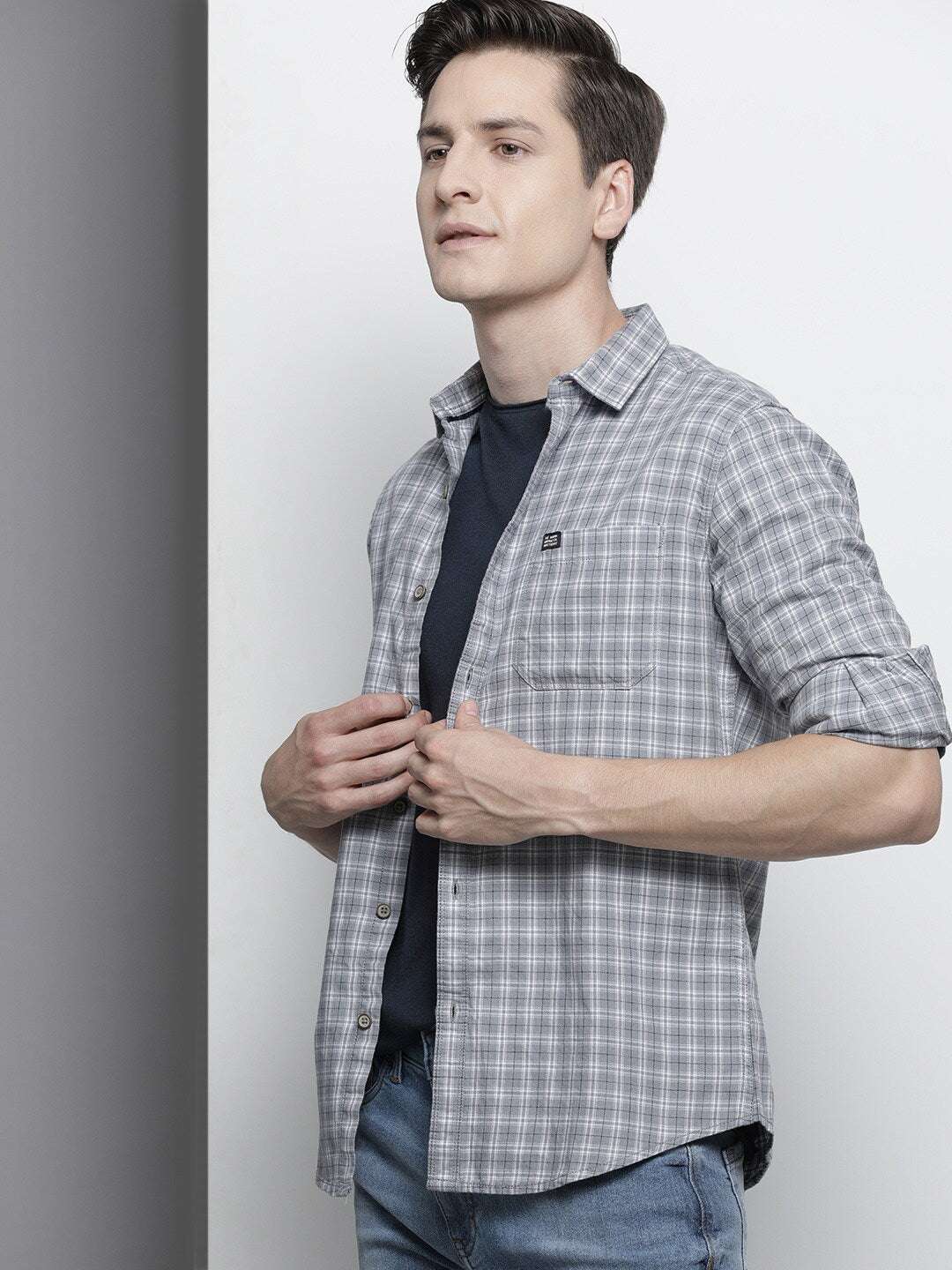 Shop Men Checkered Shirt Online.