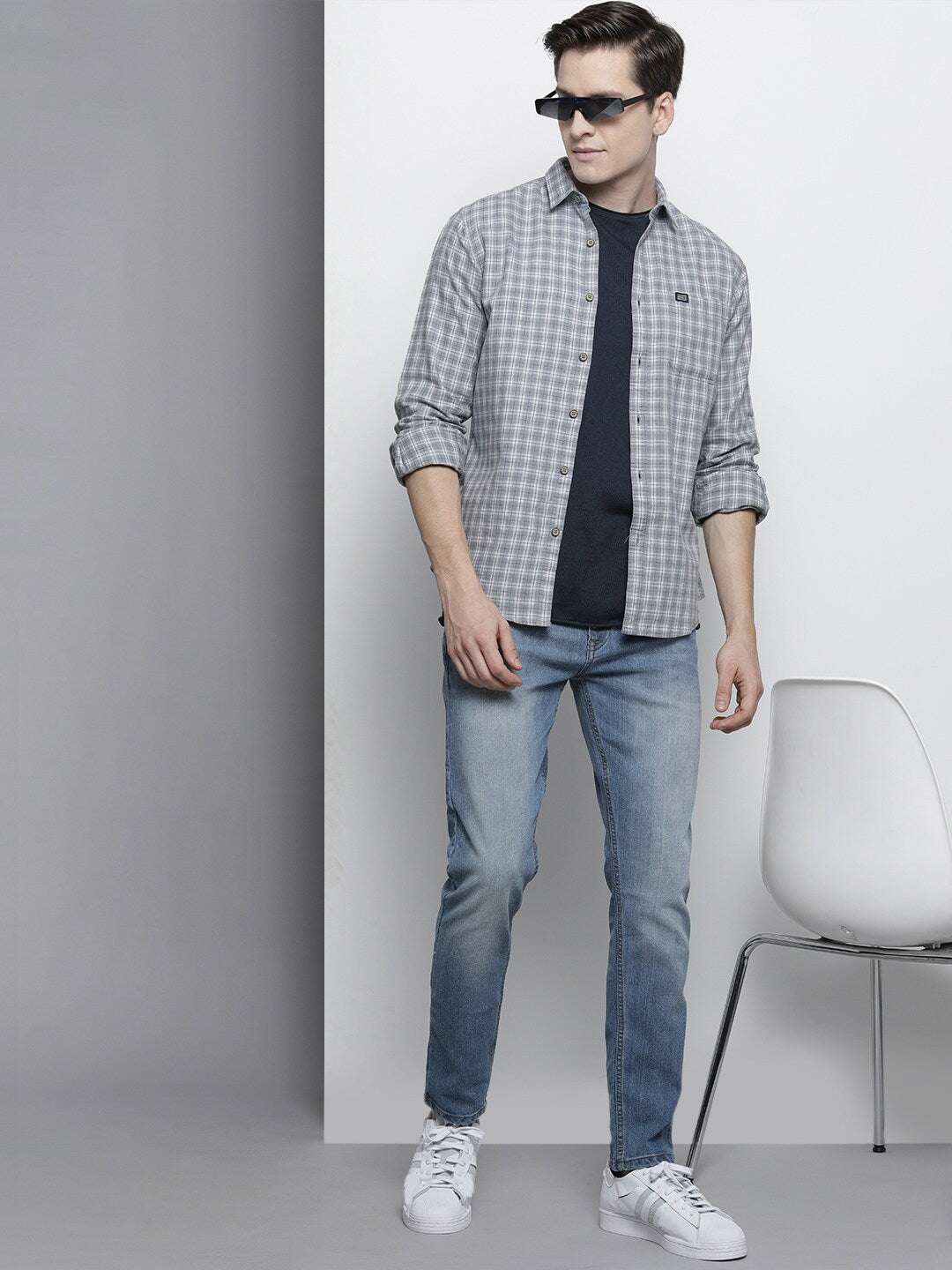 Shop Men Checkered Shirt Online.