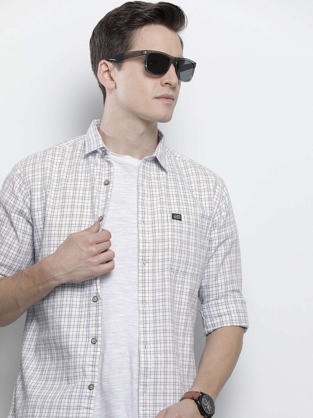 Shop Men Checkered Shirt Online.