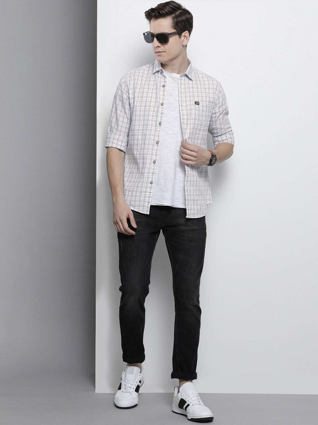 Shop Men Checkered Shirt Online.