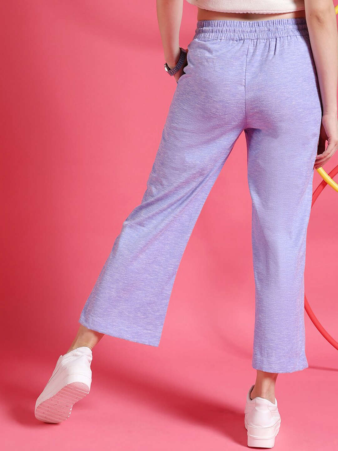 Shop Women Pintuck Elasticated Waist Trouser Online.