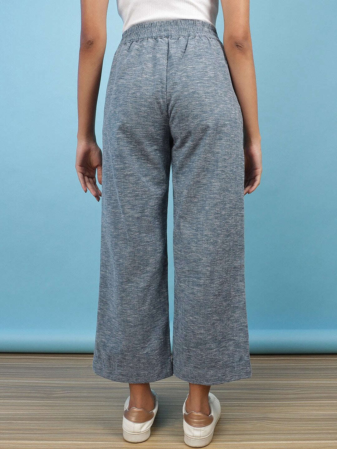 Shop Women Pintuck Elasticated Waist Trouser Online.