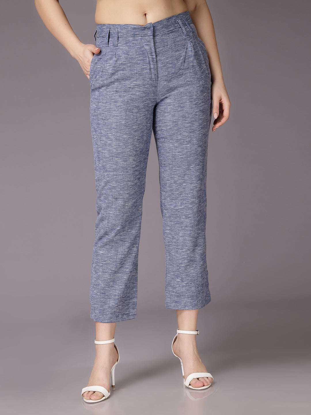 Shop Women Solid Trouser Online.