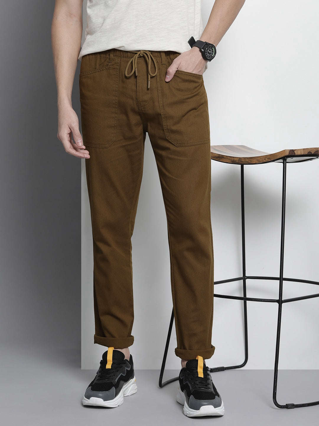 Shop Men Button Fly Trouser Online.