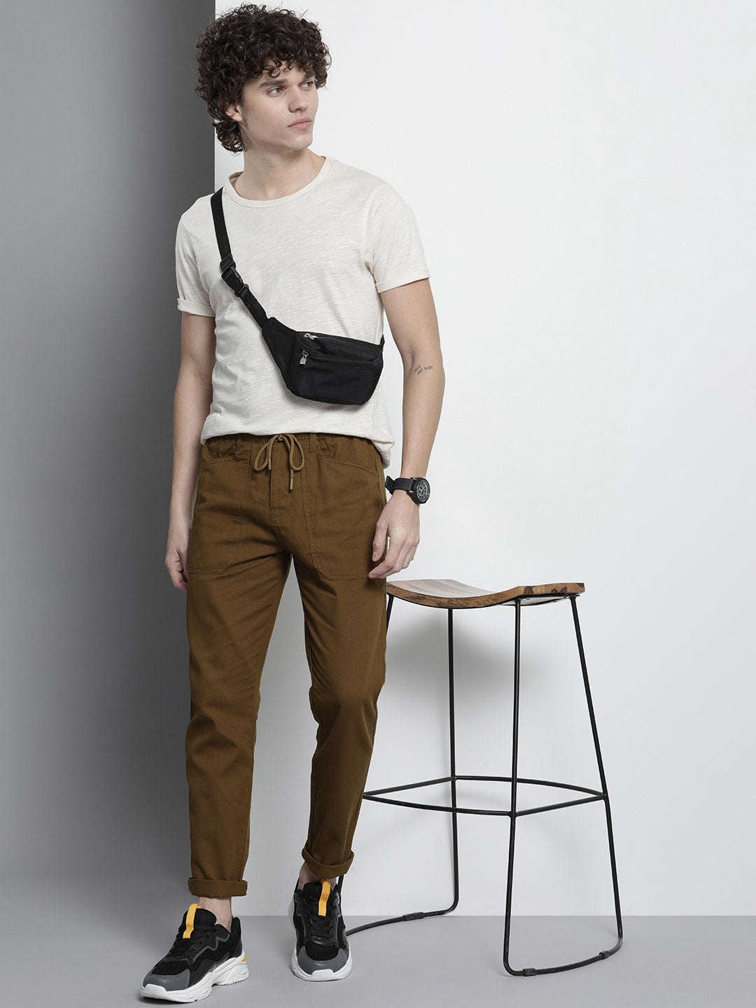 Shop Men Button Fly Trouser Online.