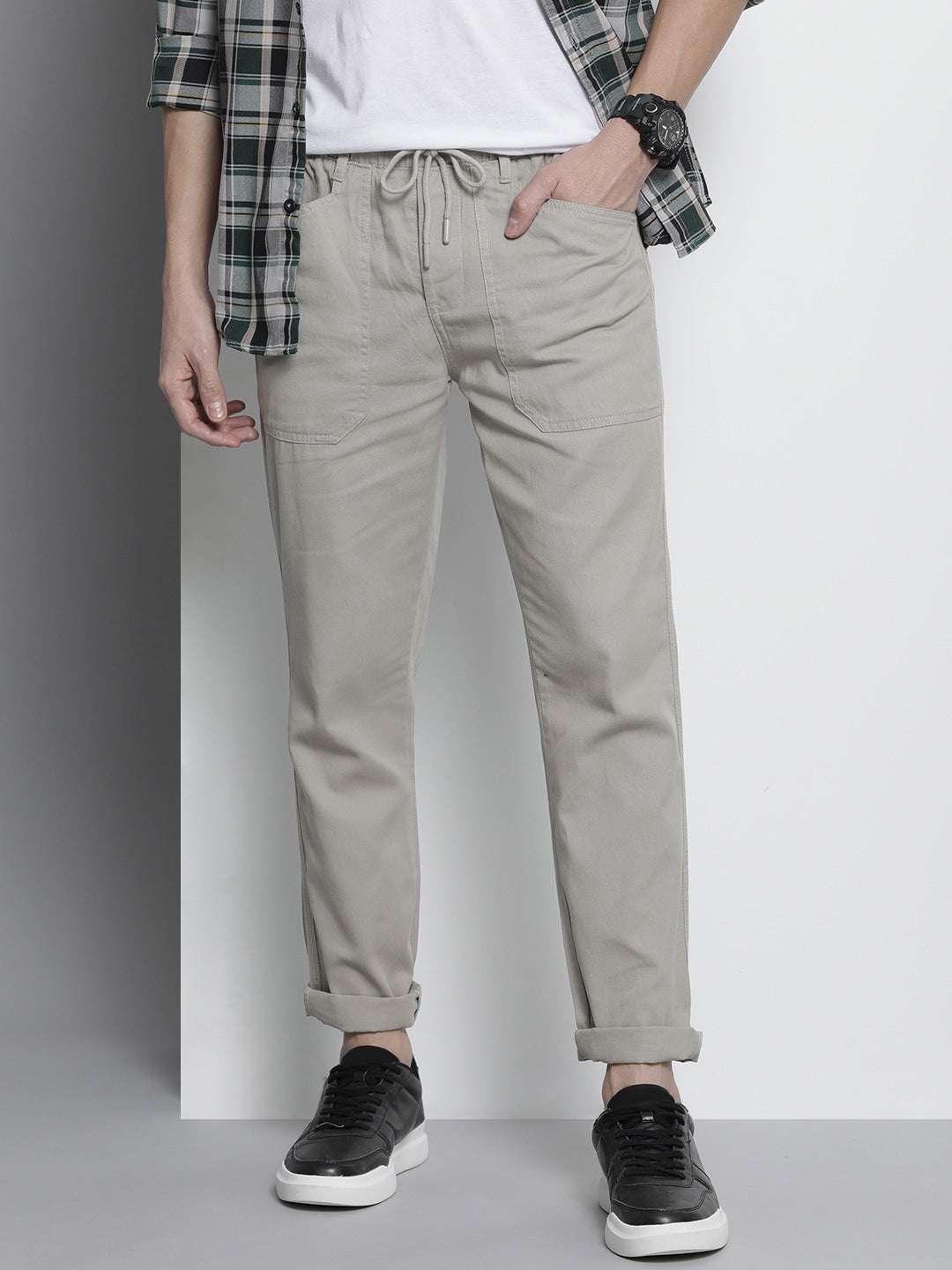 Shop Men Button Fly Trouser Online.