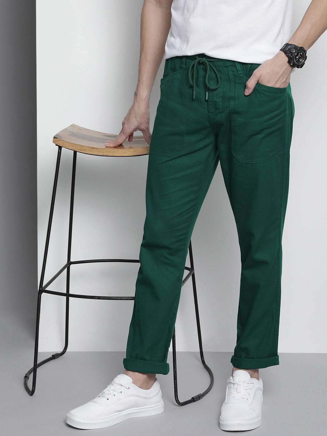 Shop Men Button Fly Trouser Online.