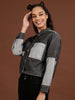 Shop Women Reverse Denim Contrast Jacket Online.