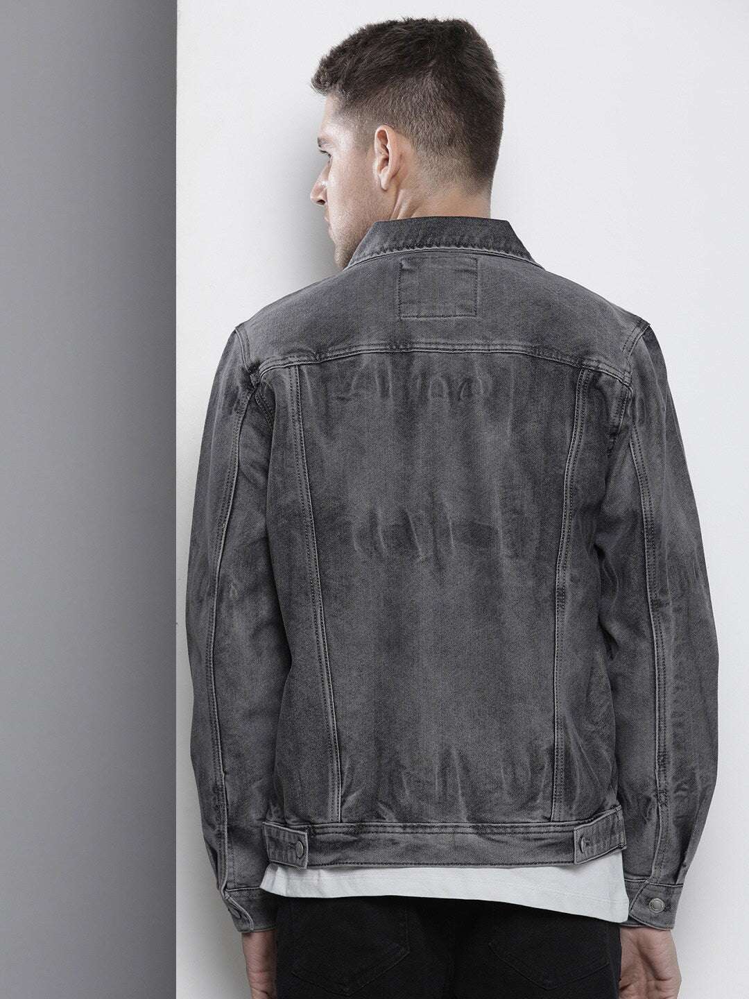 Shop Men Denim Trucker Jacket Online.