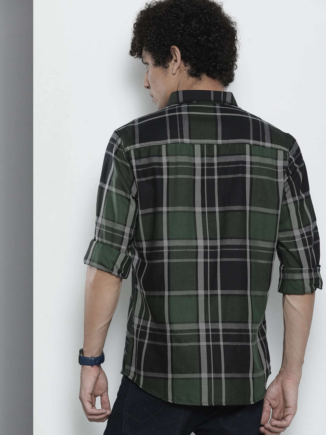 Shop Men Checked Shirt Online.