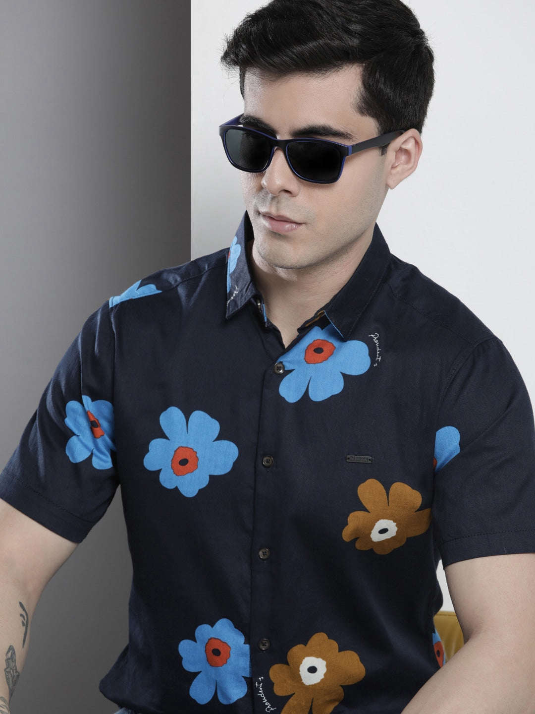 Shop Men Floral Printed Shirt Online.