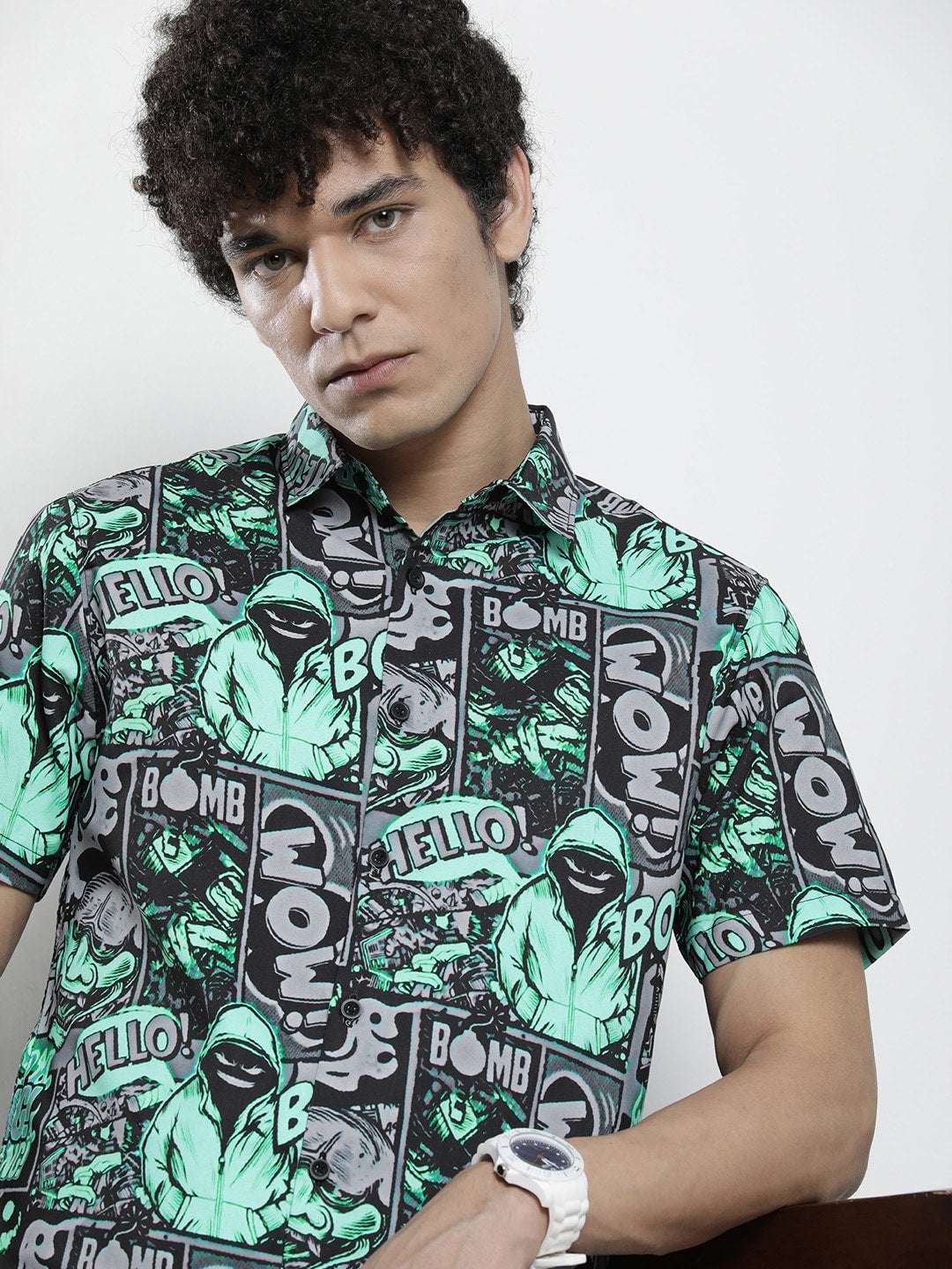 Shop Men Printed Shirt Online.