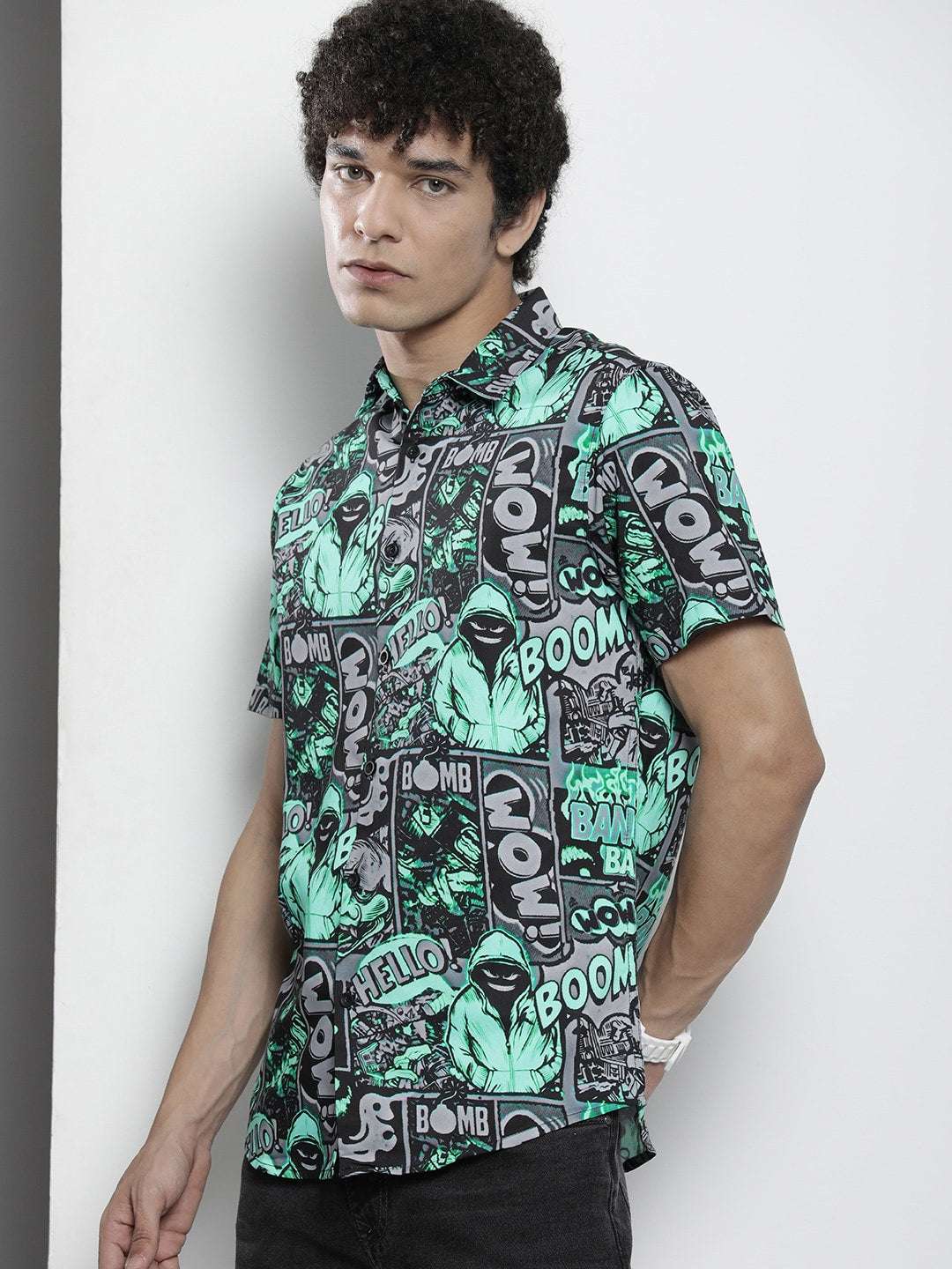 Shop Men Printed Shirt Online.