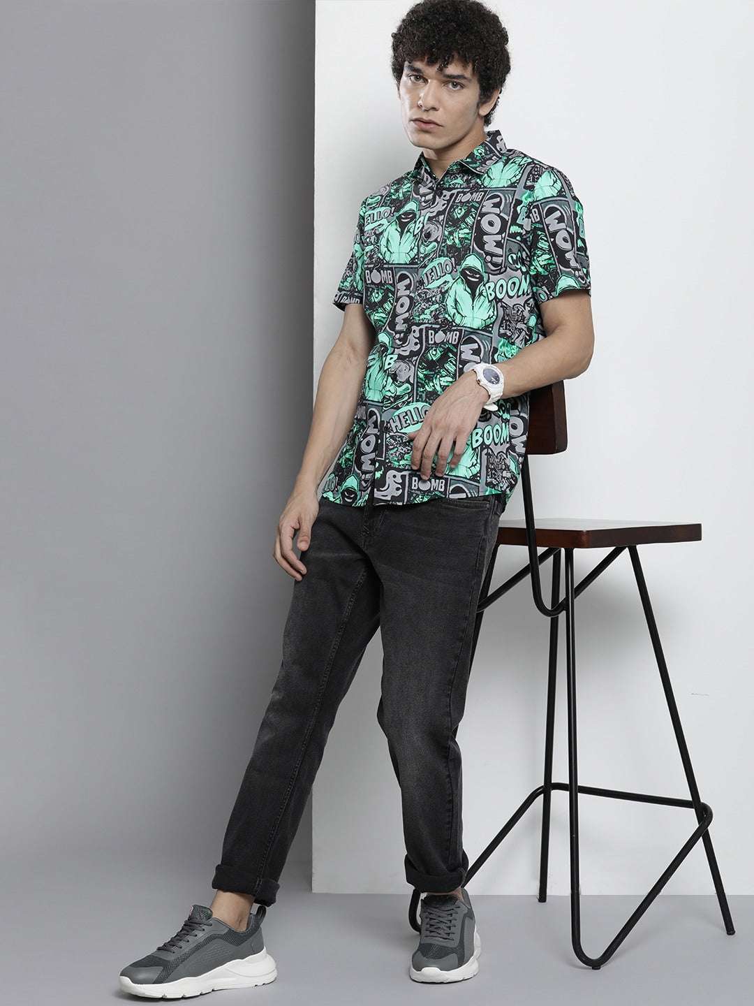 Shop Men Printed Shirt Online.