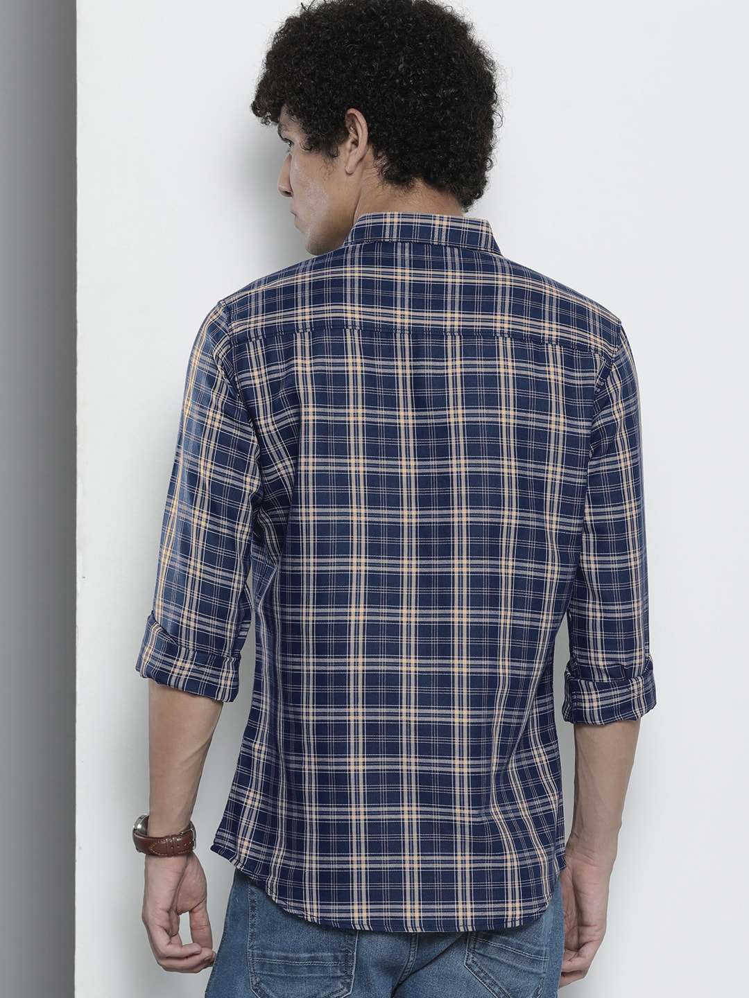 Shop Men Checked Shirt Online.