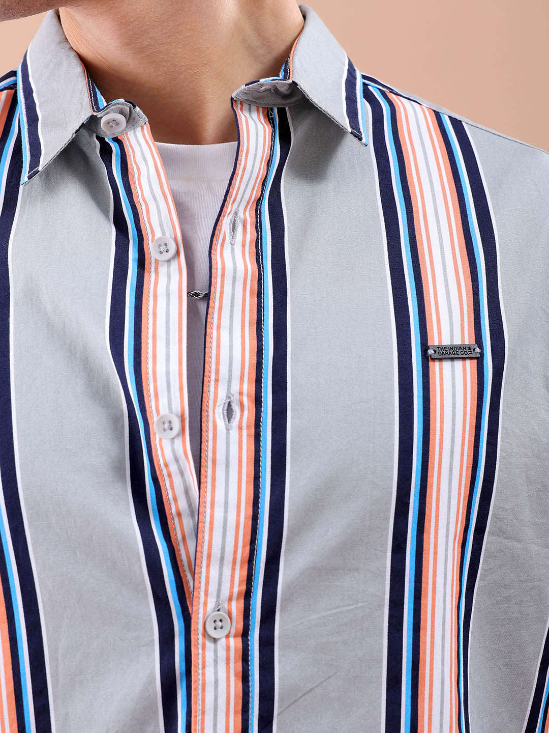 Shop Men Striped Shirt Online.