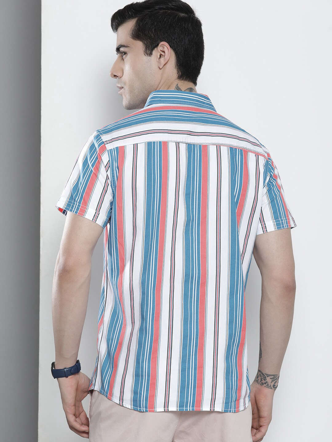 Shop Men Striped Shirt Online.