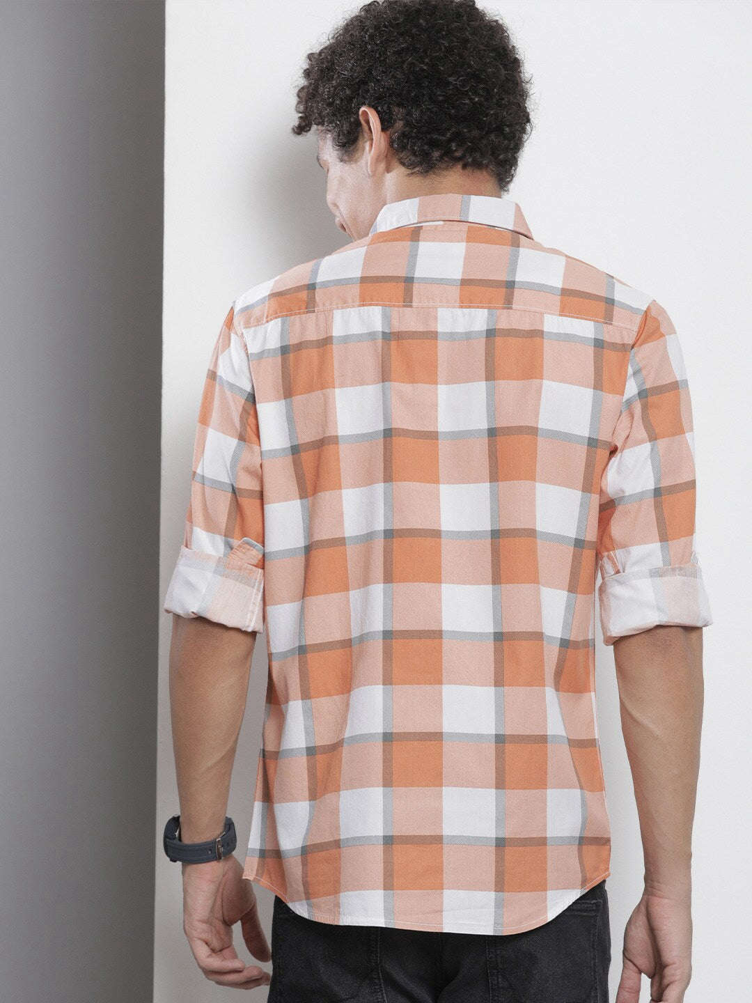 Shop Men Checked Shirt Online.