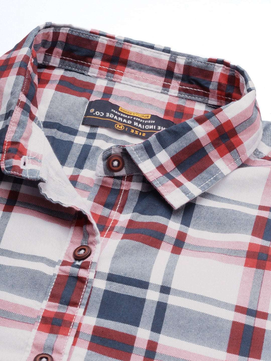 Shop Men's Checked Regular Fit Shirt Online.