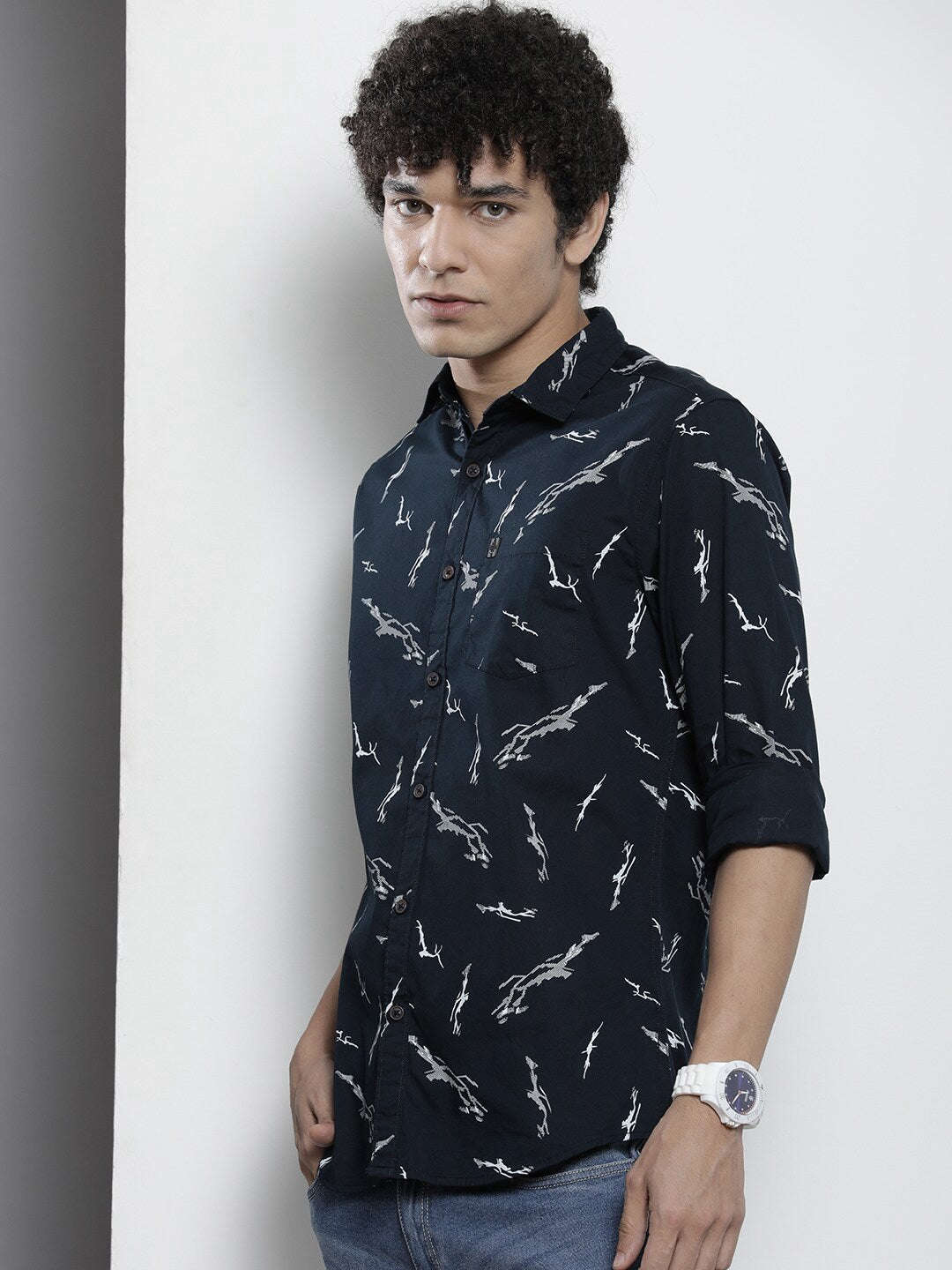 Shop Men Printed Shirt Online.