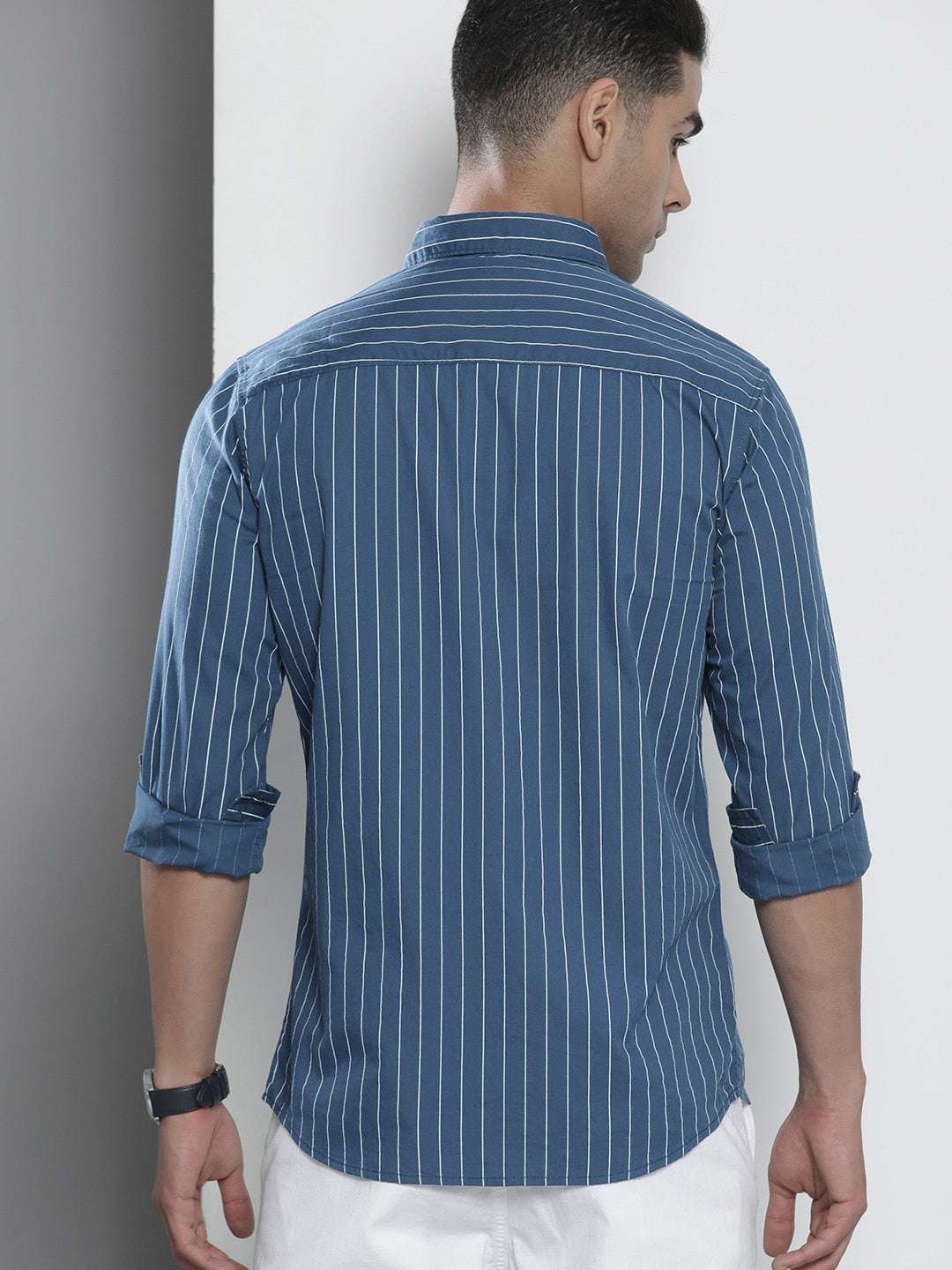 Shop Men Striped Casual Shirt Online.