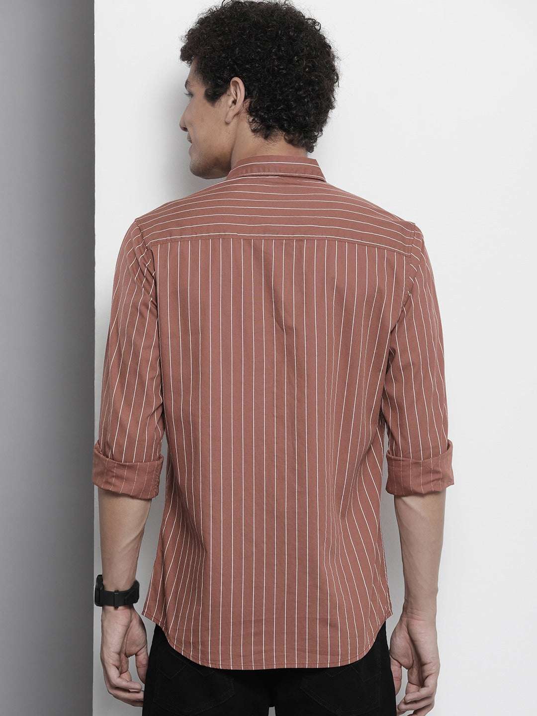 Shop Men Striped Casual Shirt Online.