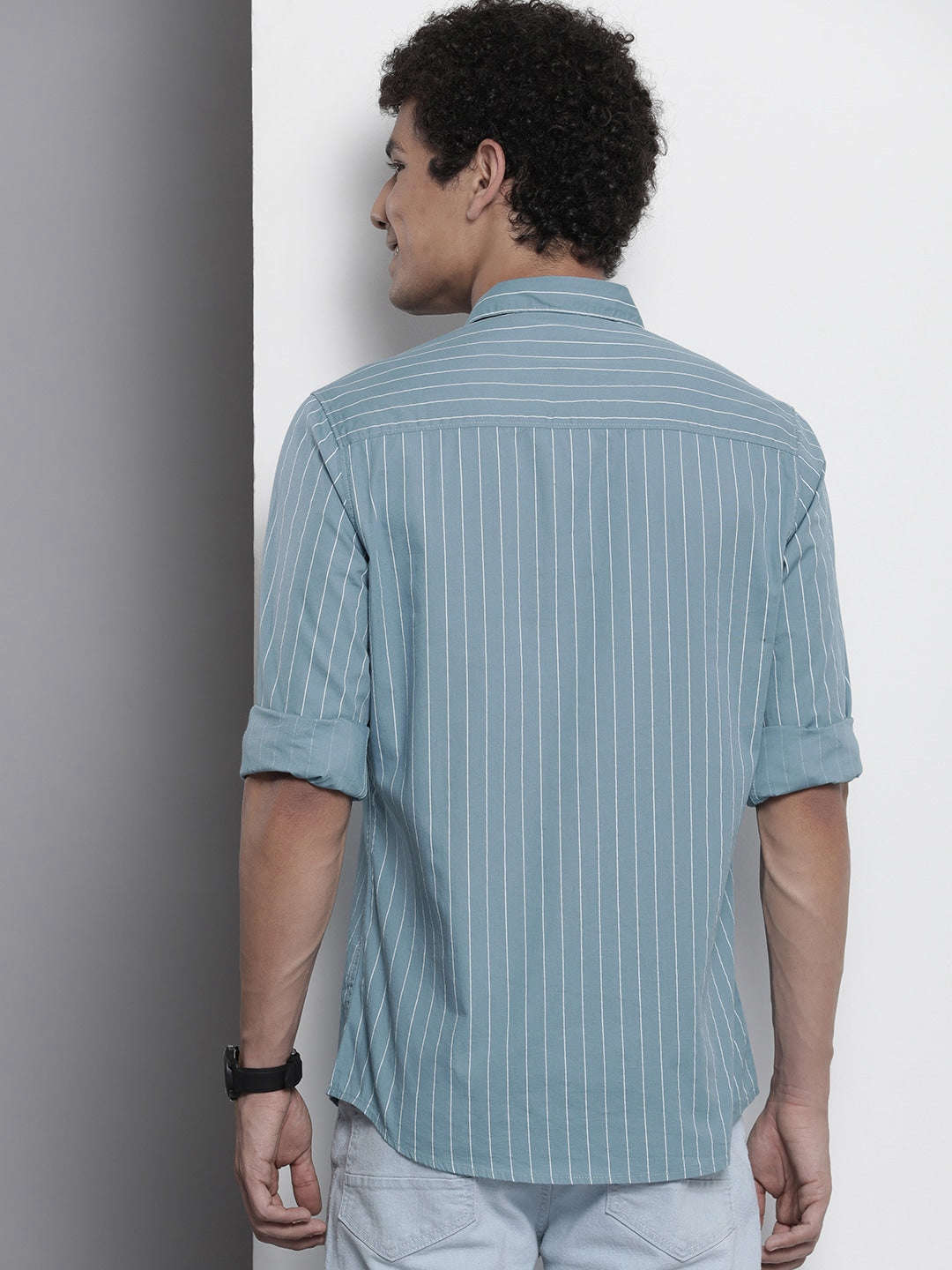 Shop Men Striped Casual Shirt Online.