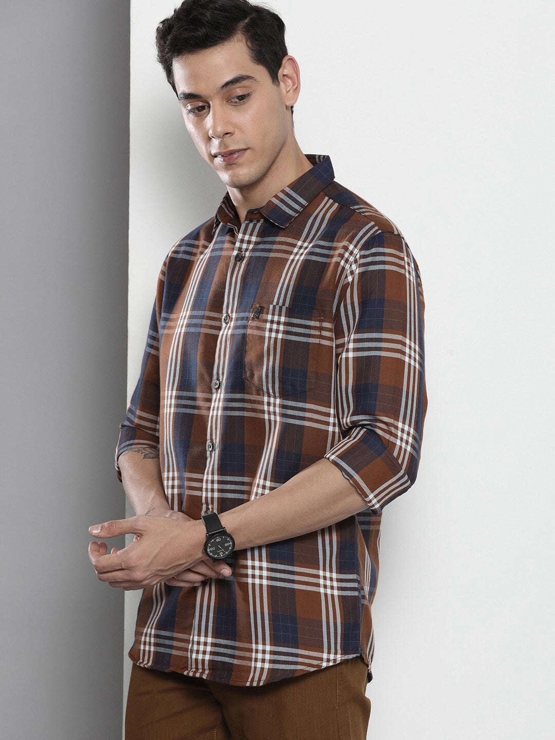 Shop Men Check Shirt Online.