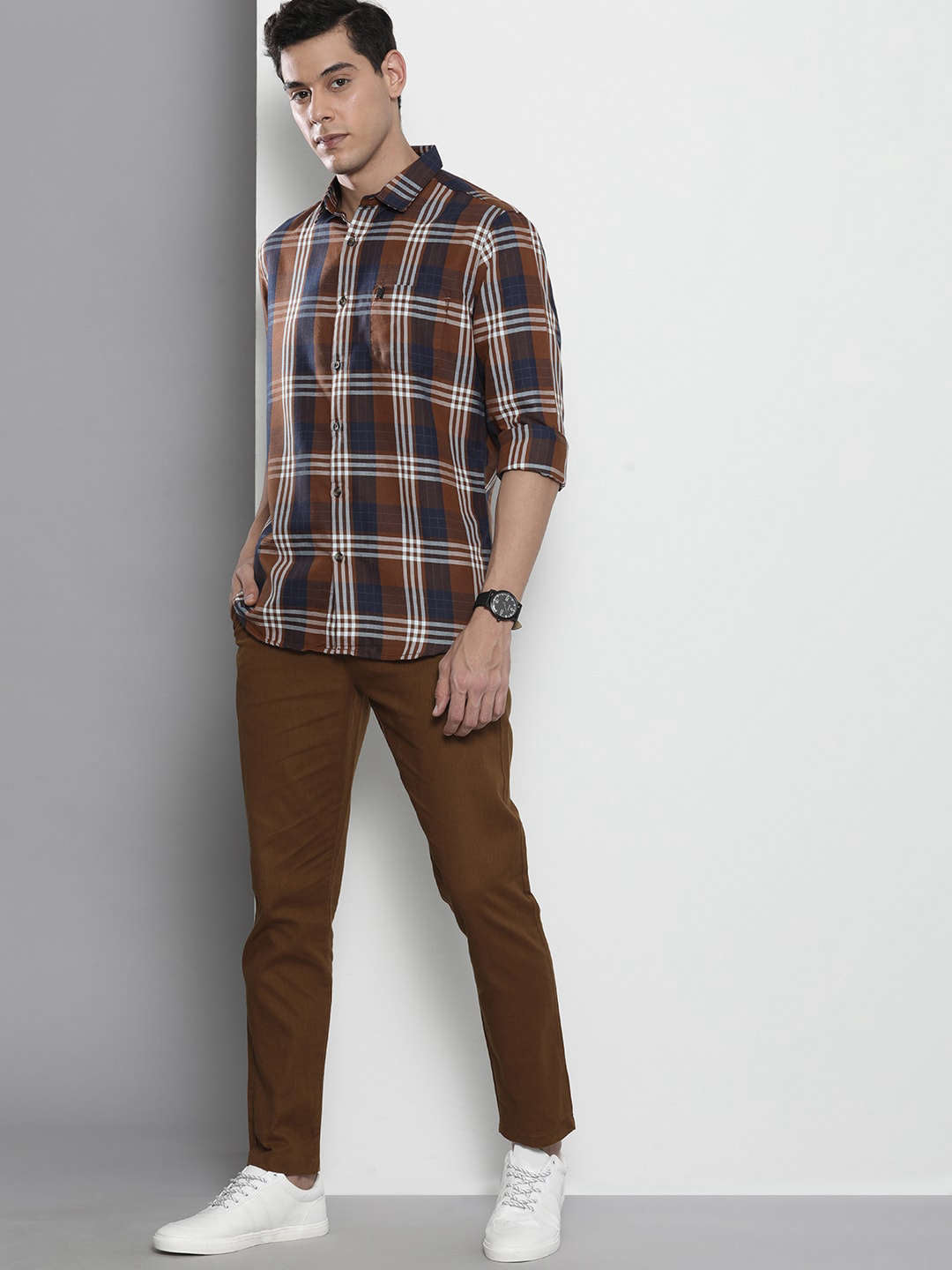 Shop Men Check Shirt Online.