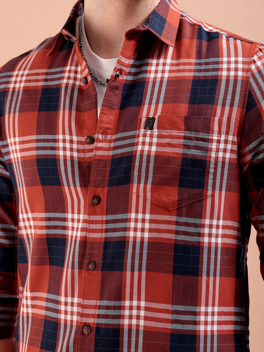 Shop Men Checked Shirt Online.