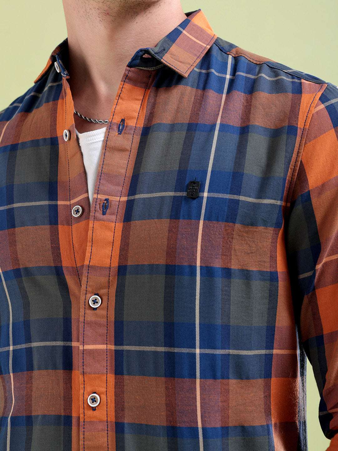 Shop Men Checked Shirt Online.