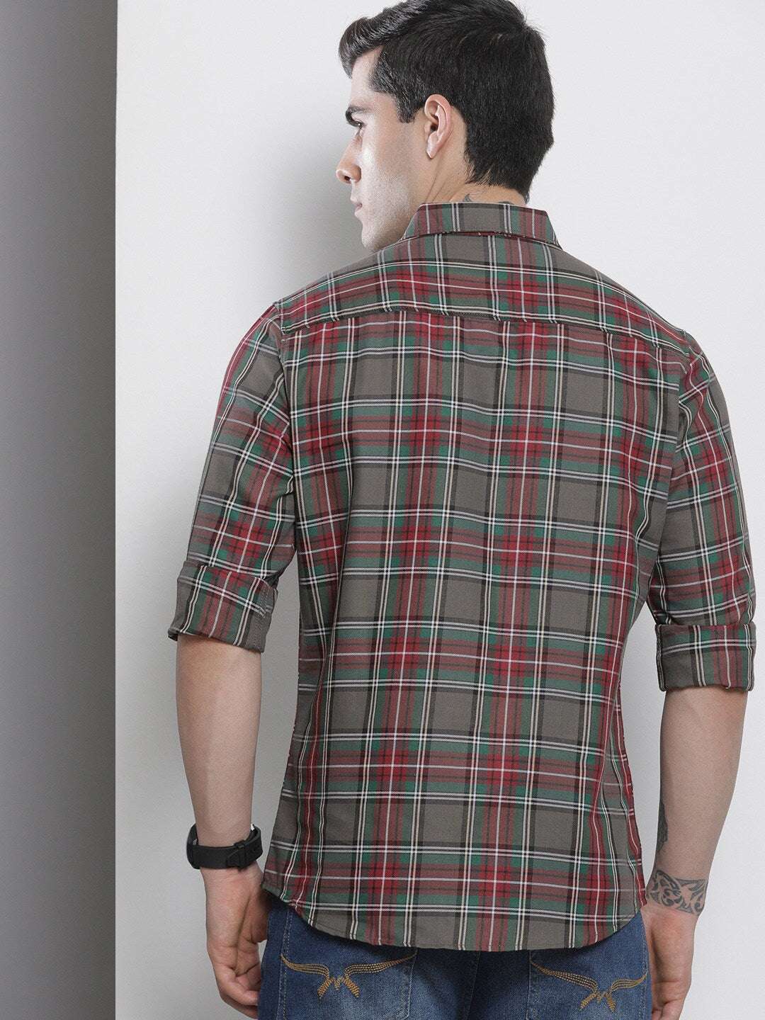 Shop Men Check Shirt Online.