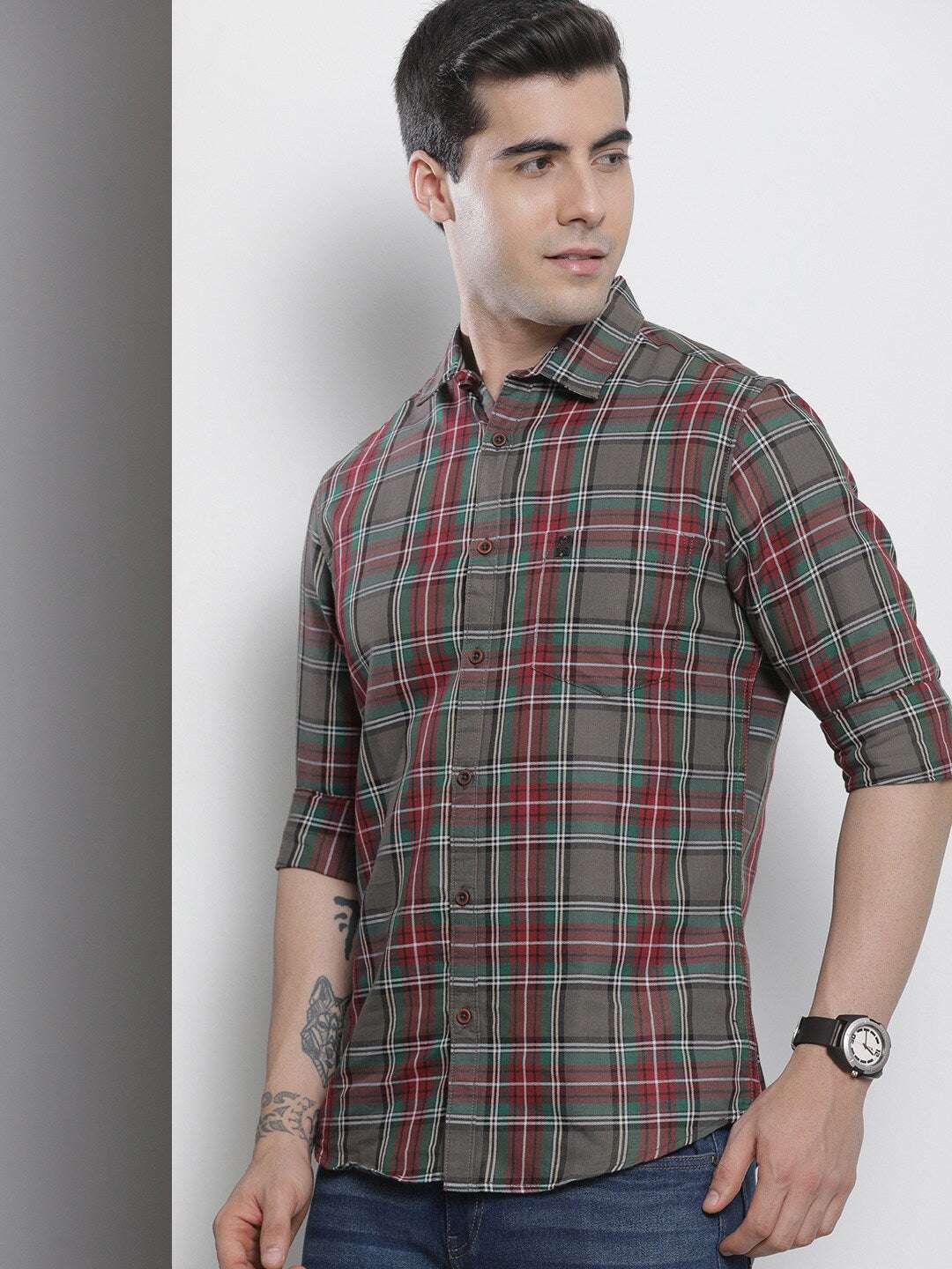 Shop Men Check Shirt Online.