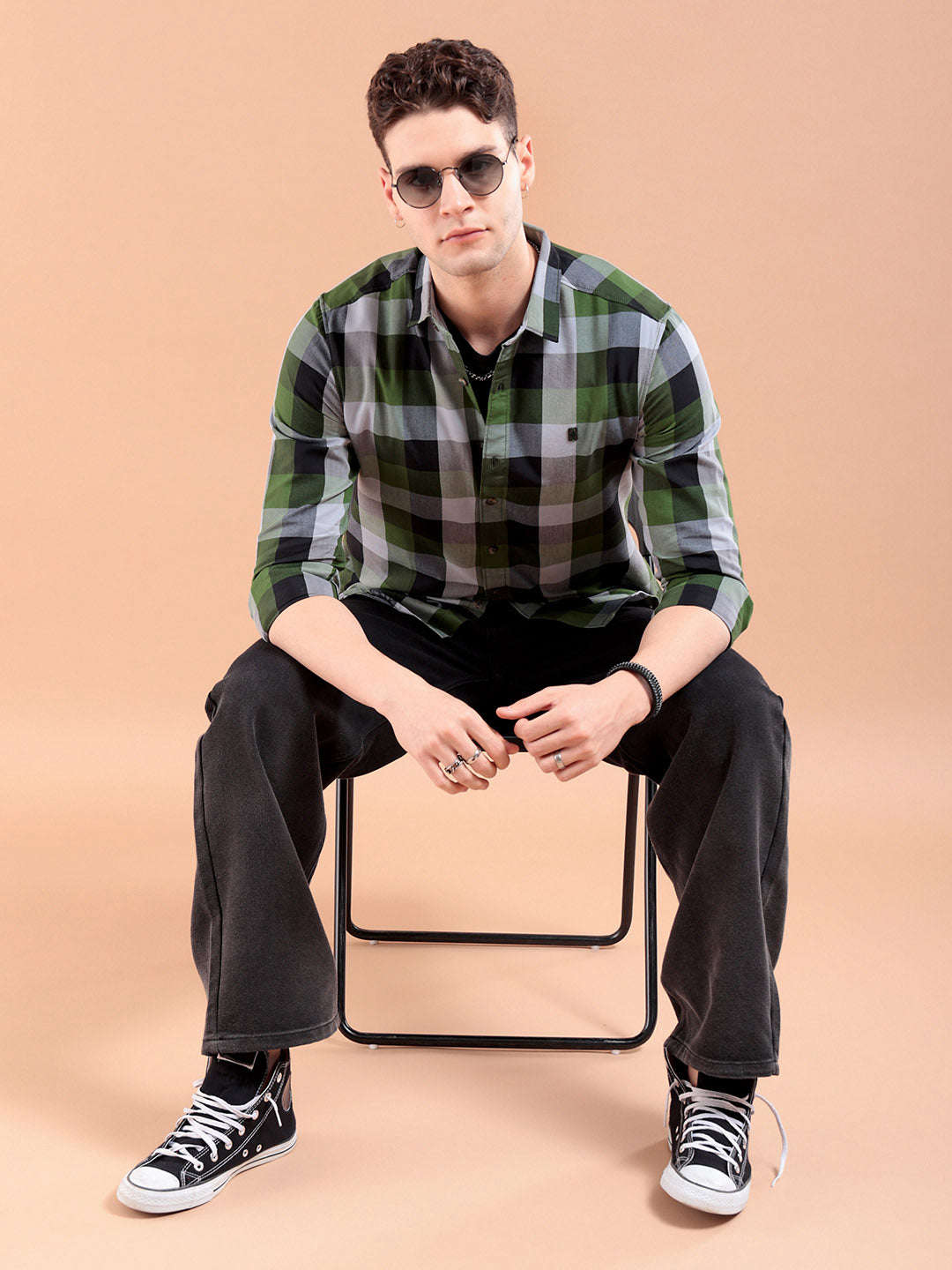 Shop Men Checkered Shirt Online.