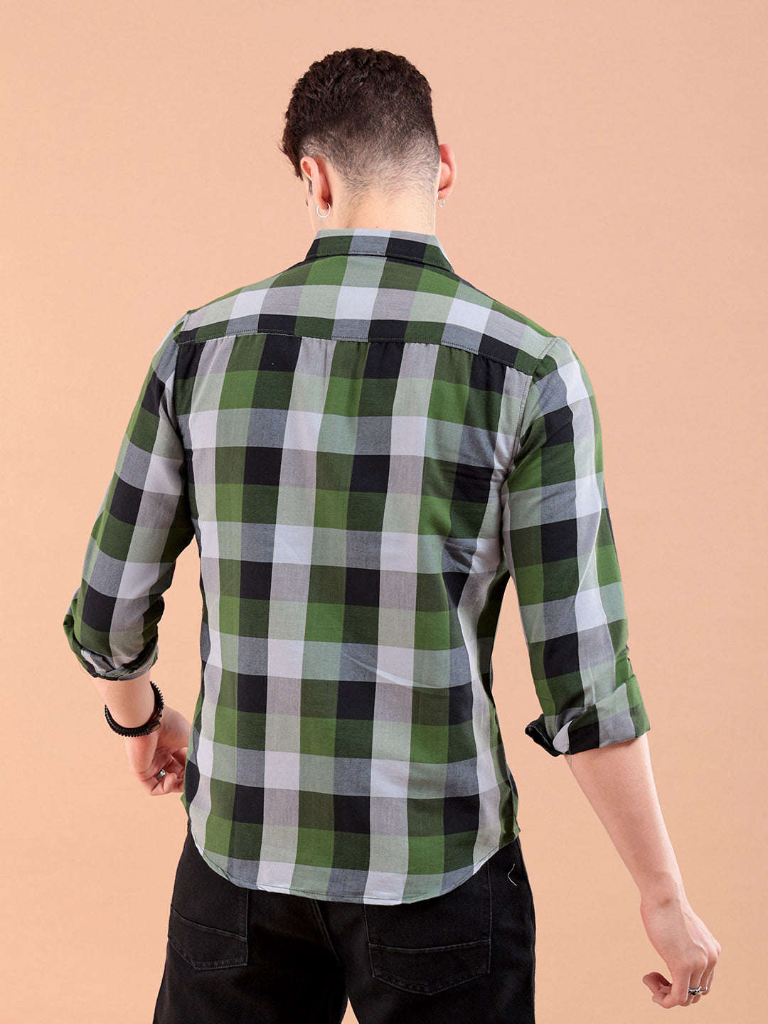 Shop Men Checkered Shirt Online.