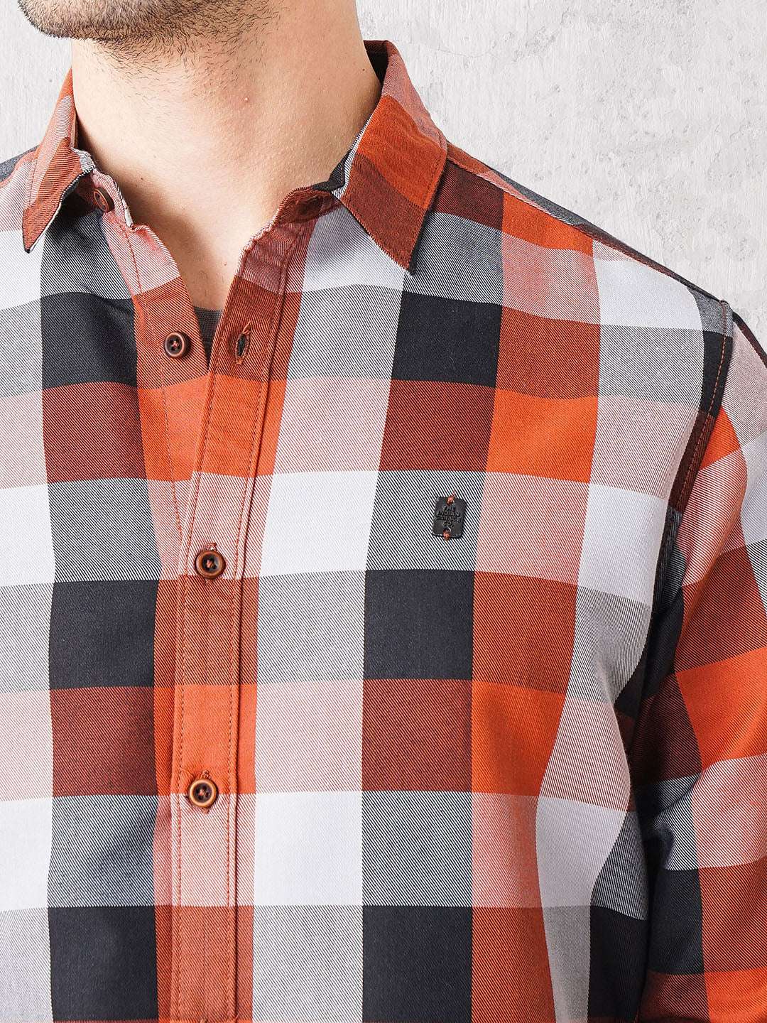 Shop Men Checkered Shirt Online.