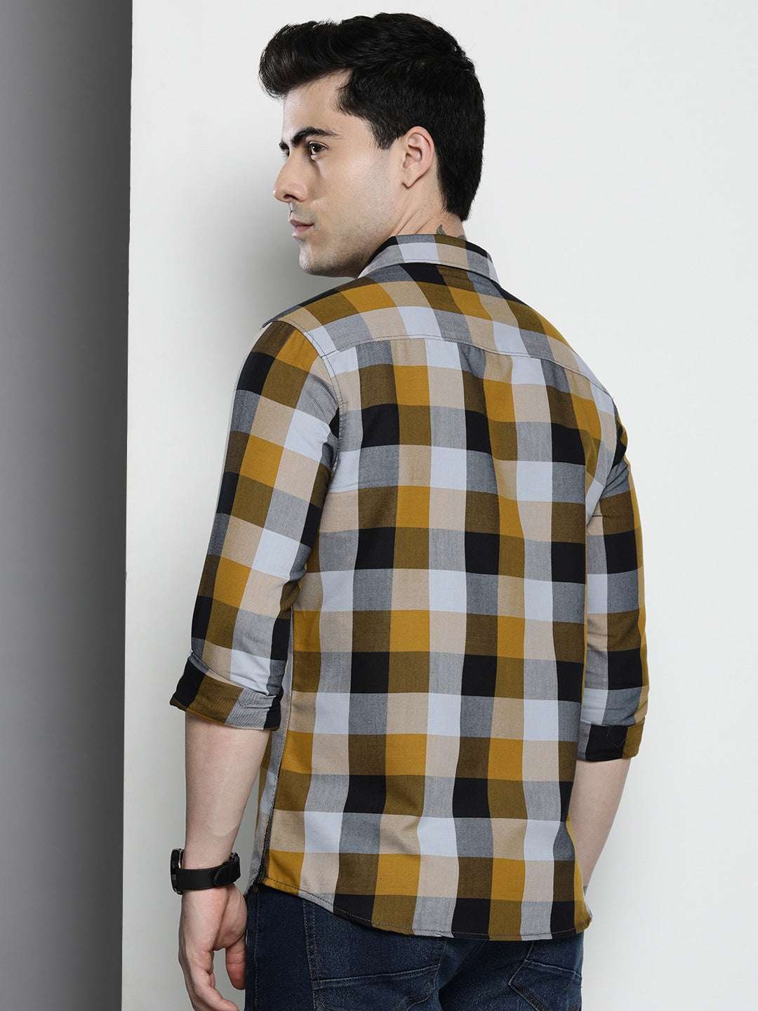 Shop Men Checkered Shirt Online.