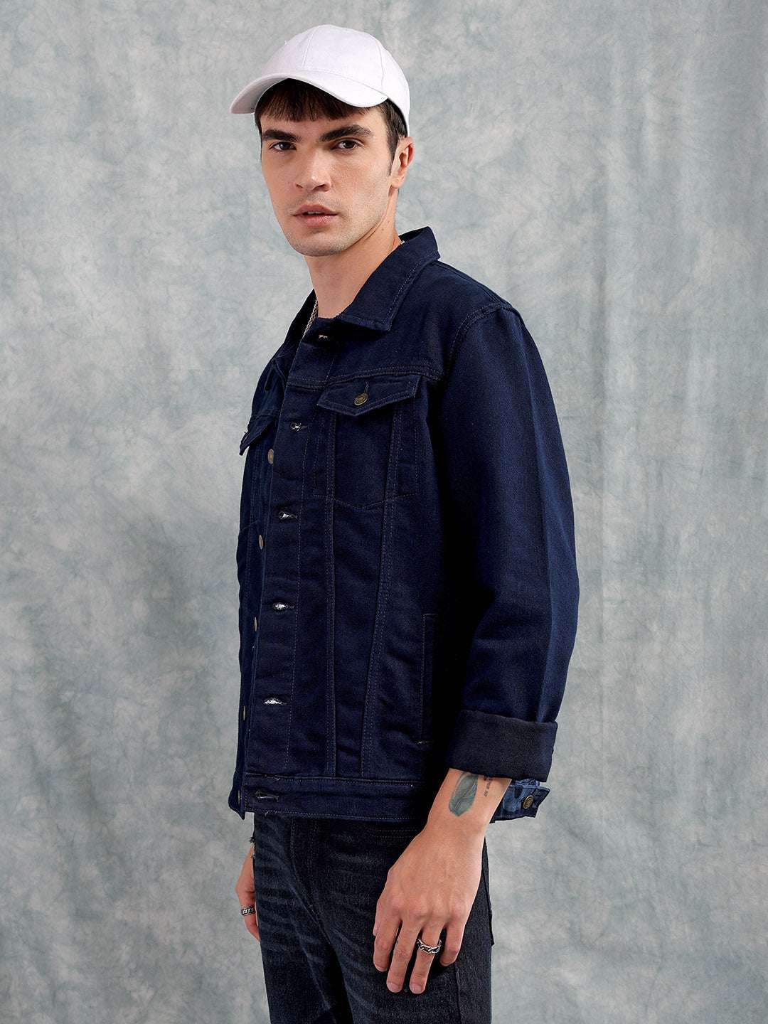 Shop Men Solid Jacket Online.