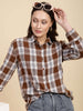 Shop Women Checked Shirt Online.