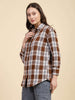 Shop Women Checked Shirt Online.