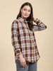 Shop Women Checked Shirt Online.