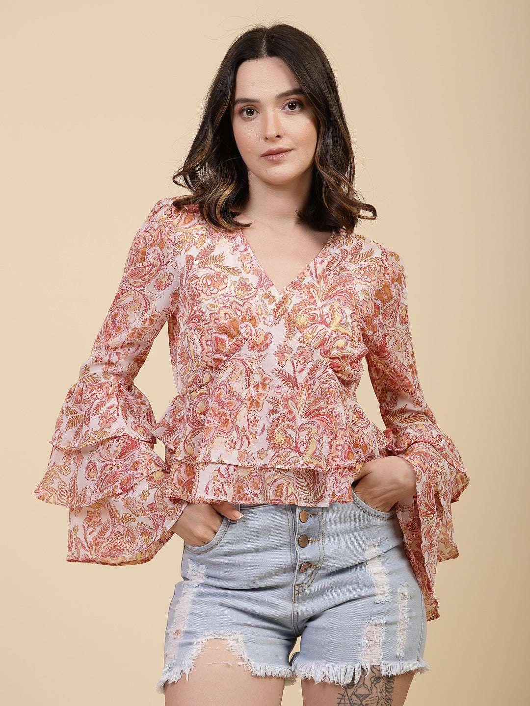 Shop Women Printed Top Online.