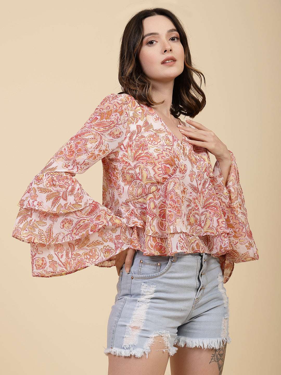 Shop Women Printed Top Online.