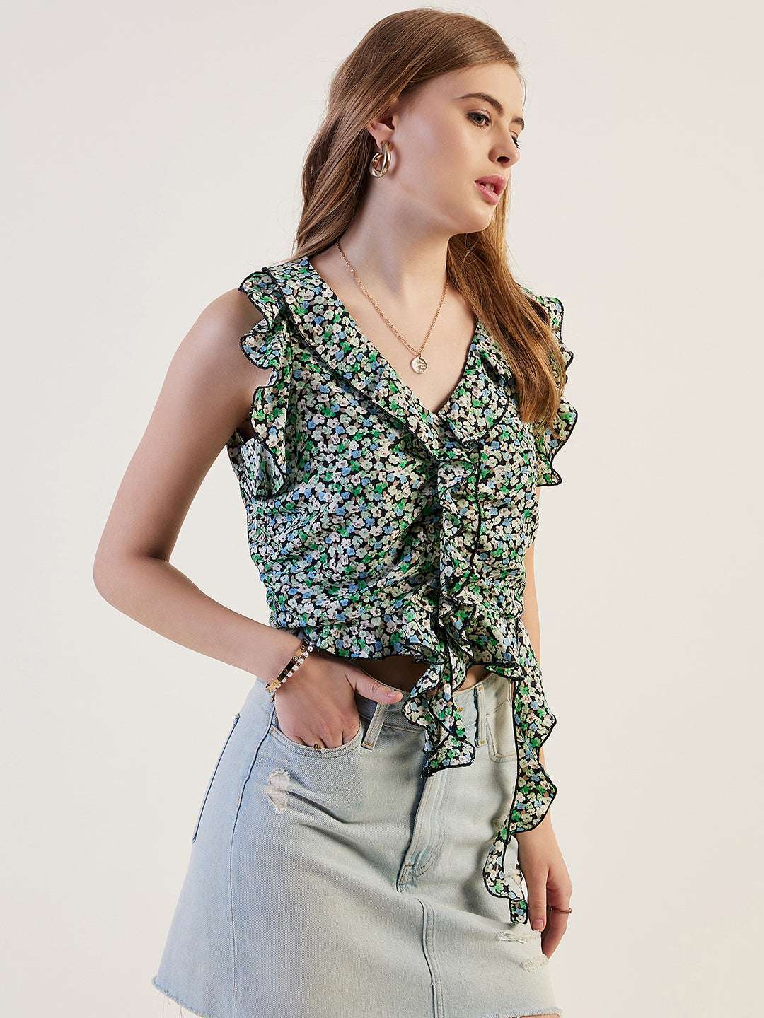 Shop Women Printed Top Online.