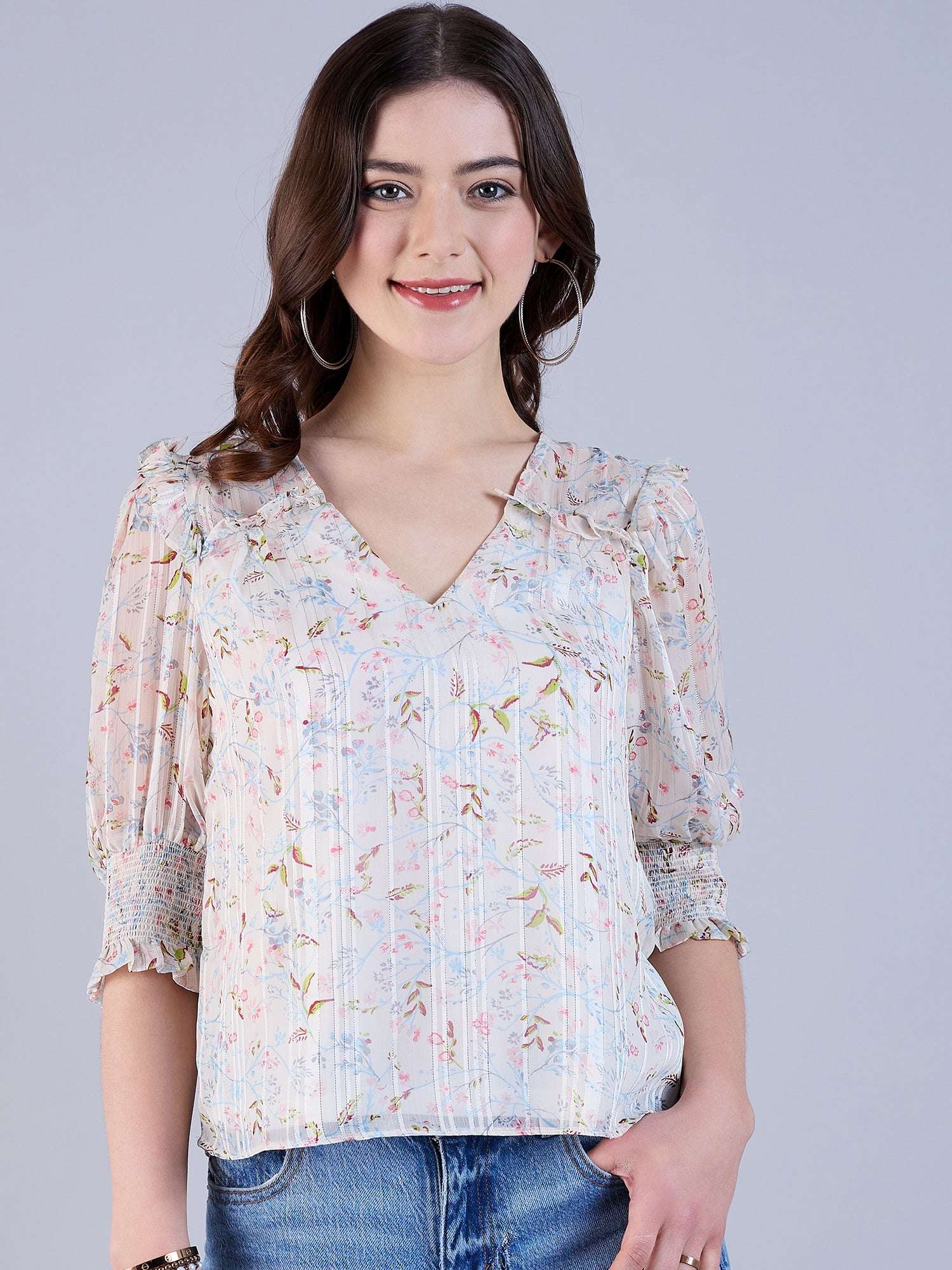 Shop Women Printed Top Online.