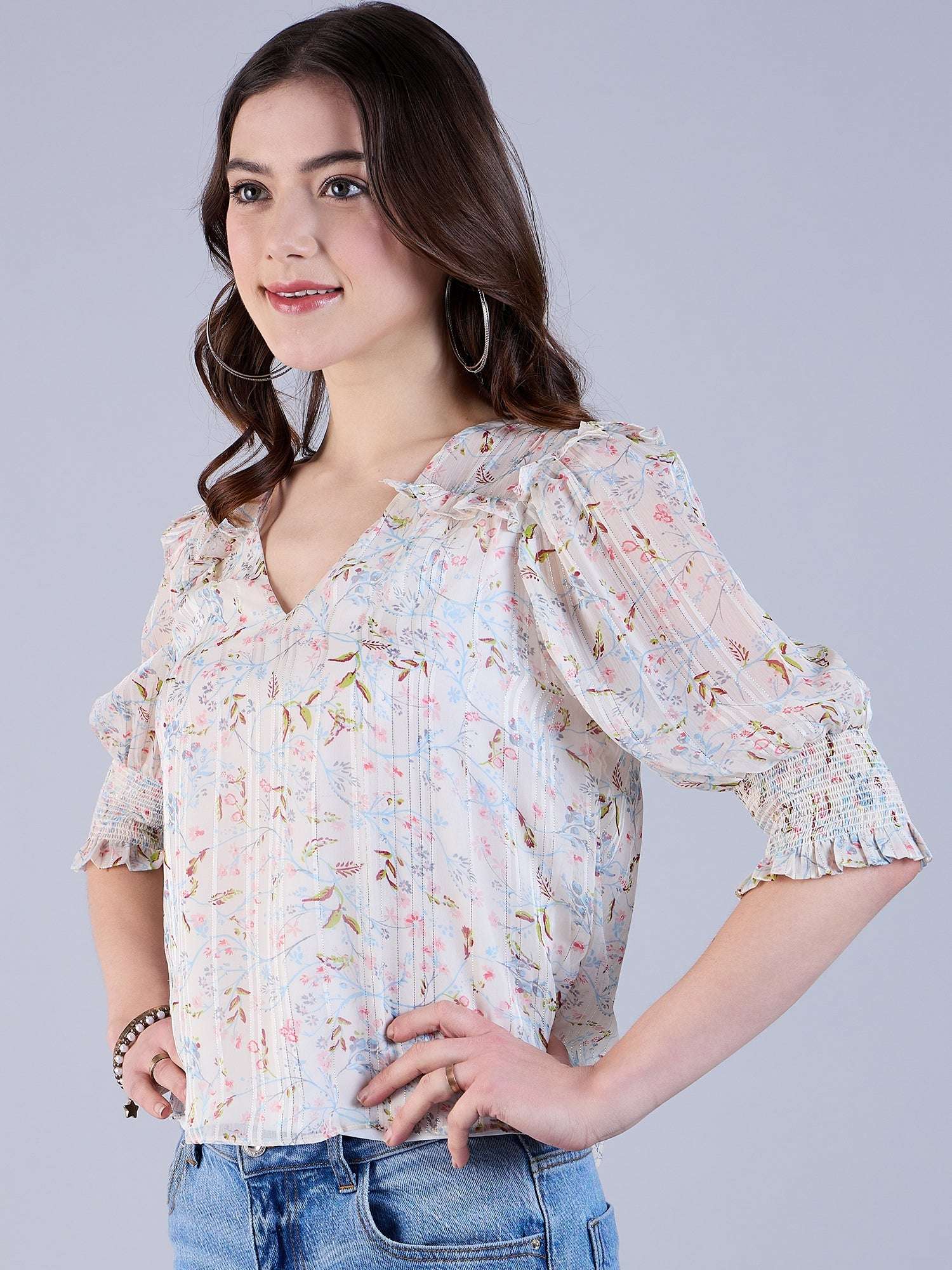 Shop Women Printed Top Online.