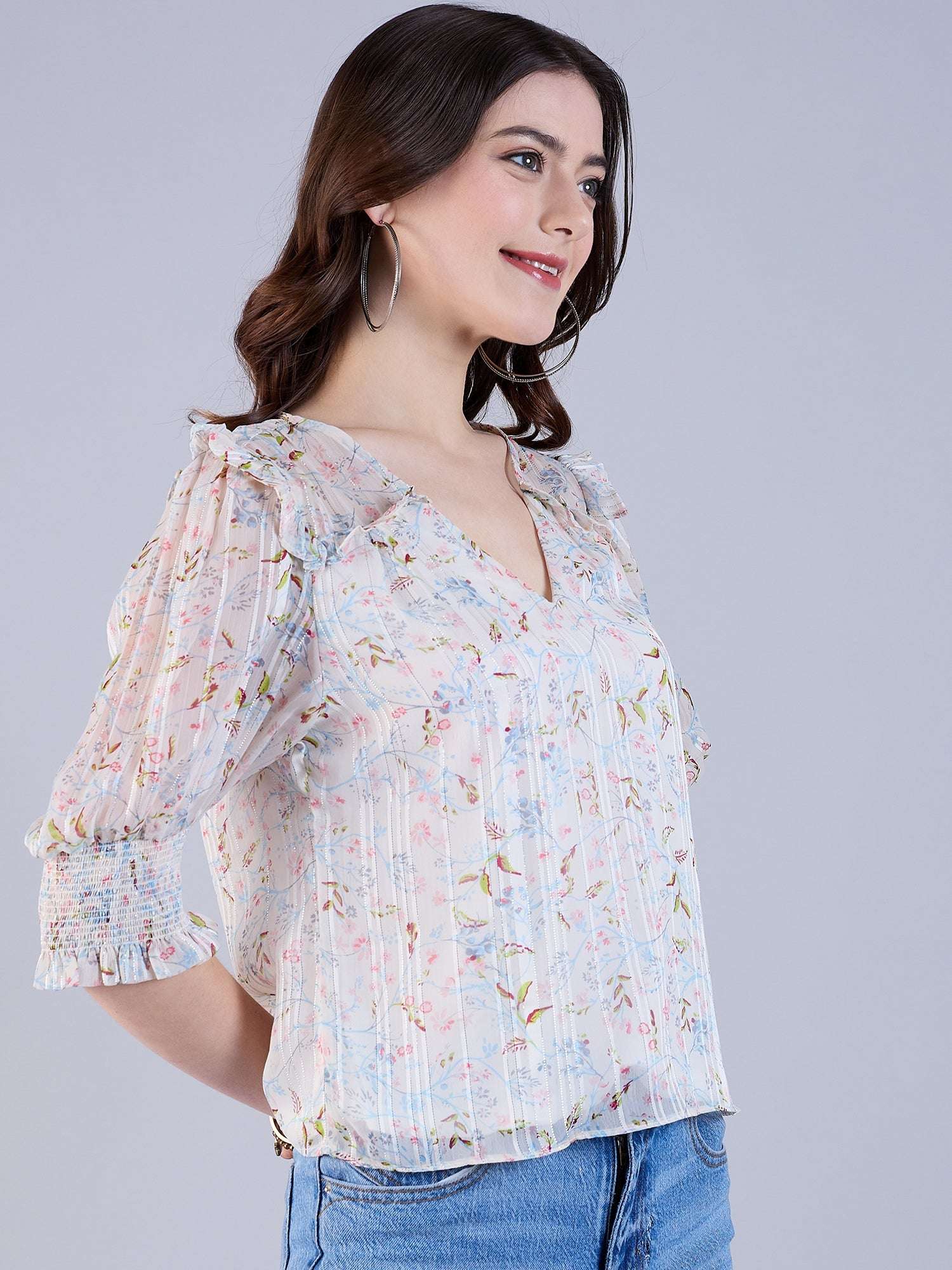 Shop Women Printed Top Online.