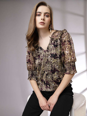 Shop Women Printed Top Online.